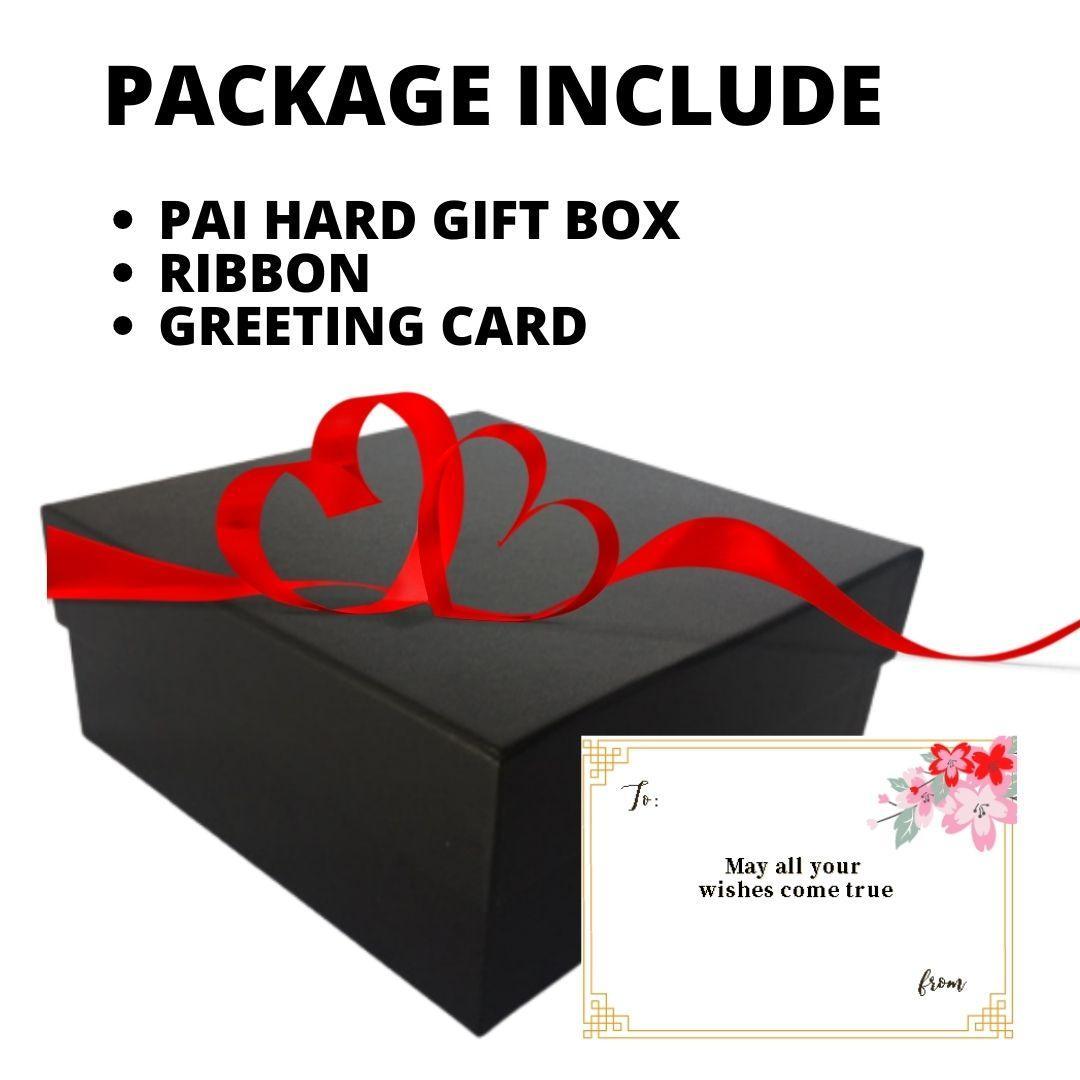 PAI - Add On Hard Gift Box (Empty) Complimentary Ribbon, Greeting Card - PAI Wellness