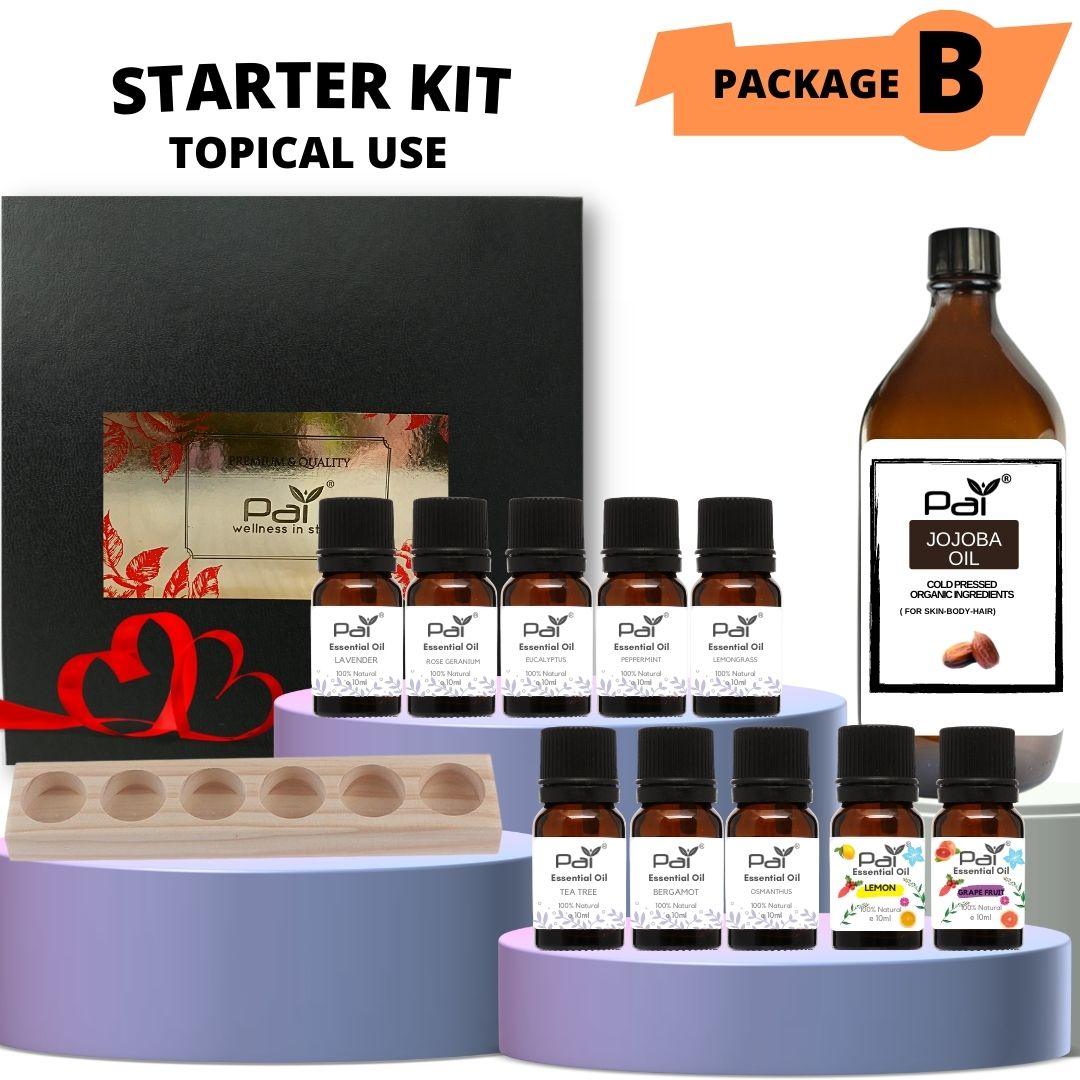 PAI Essential Oil Starter Kit for Topical Use (Package B) - PAI Wellness