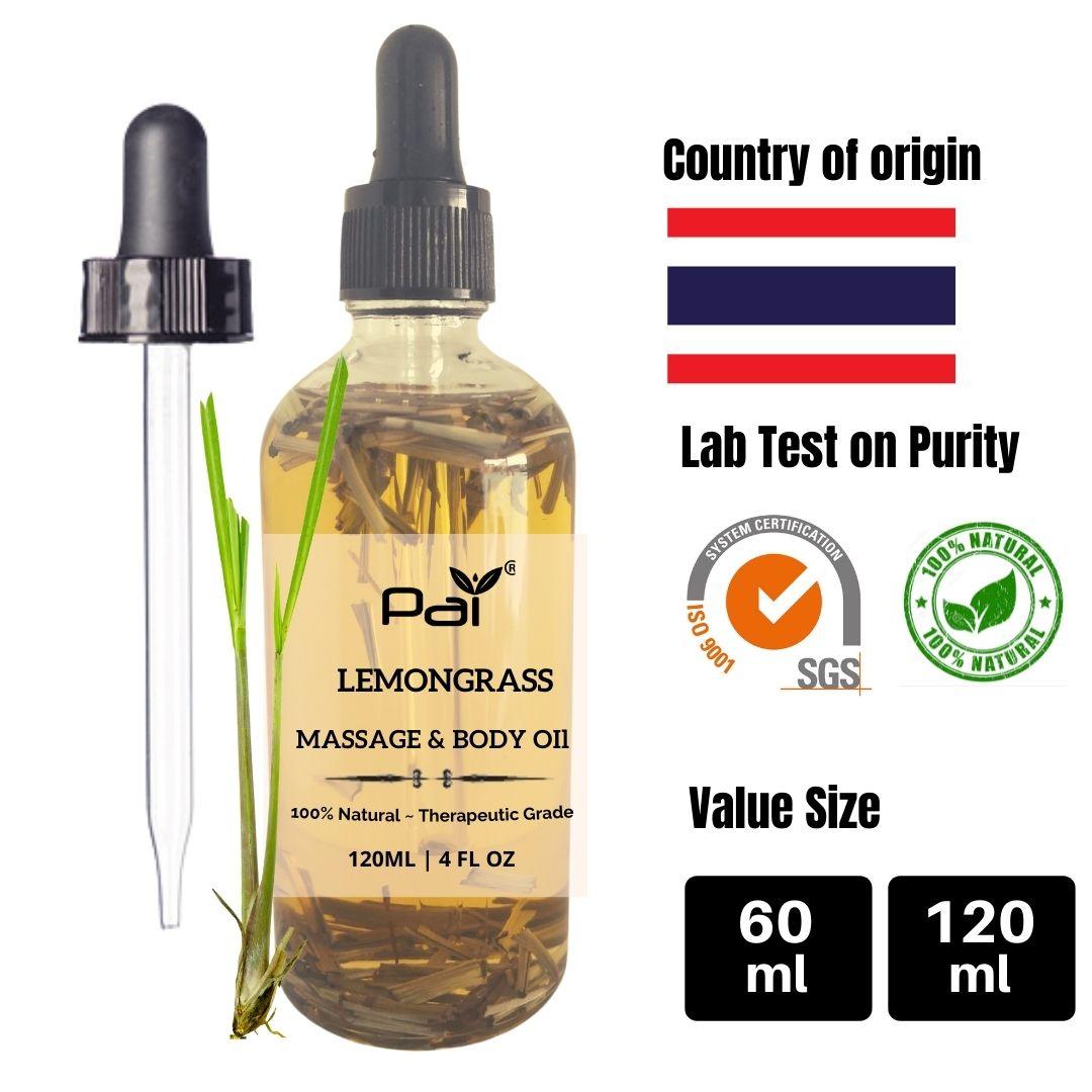 PAI Wellness Lemongrass Body Massage Oil