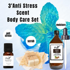 PAI Gift Set - 3 Musketeer Body Care Set Carrier Oil, Essential Oil & Organic Soap - PAI Wellness