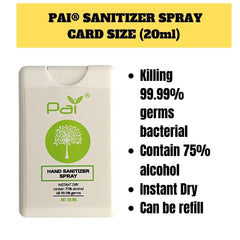 PAI Credit Card Hand Sanitizer Sprayer - PAI Wellness